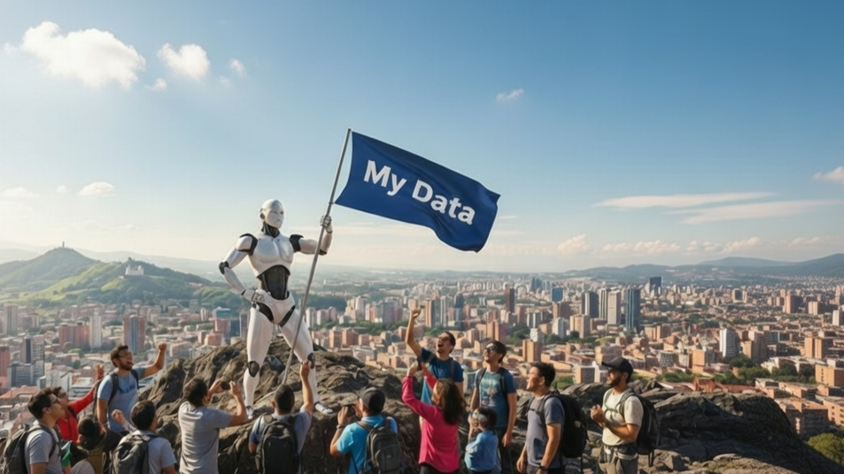 Ilustración de soberanía de datos y privacidad